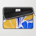 Modern Garden Party Floral Illustration Laptop Sleeve Gallery Image 2