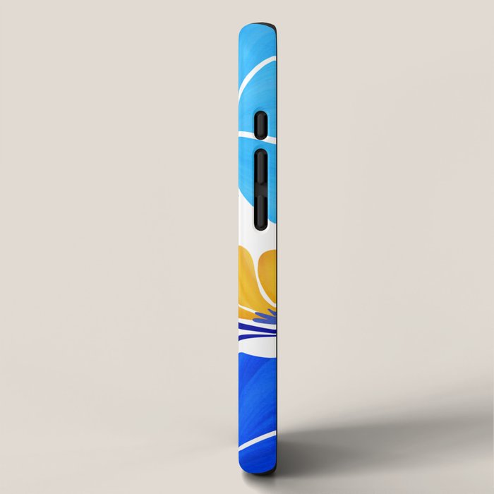 Modern Garden Party Floral Illustration iPhone Case Gallery Image 2