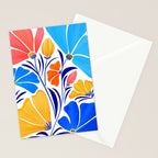 Modern Garden Party Floral Illustration Stationery Card Gallery Image 2