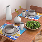 Modern Garden Party Floral Illustration Placemat Gallery Image 2