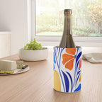 Modern Garden Party Floral Illustration Wine Chiller Gallery Image 4