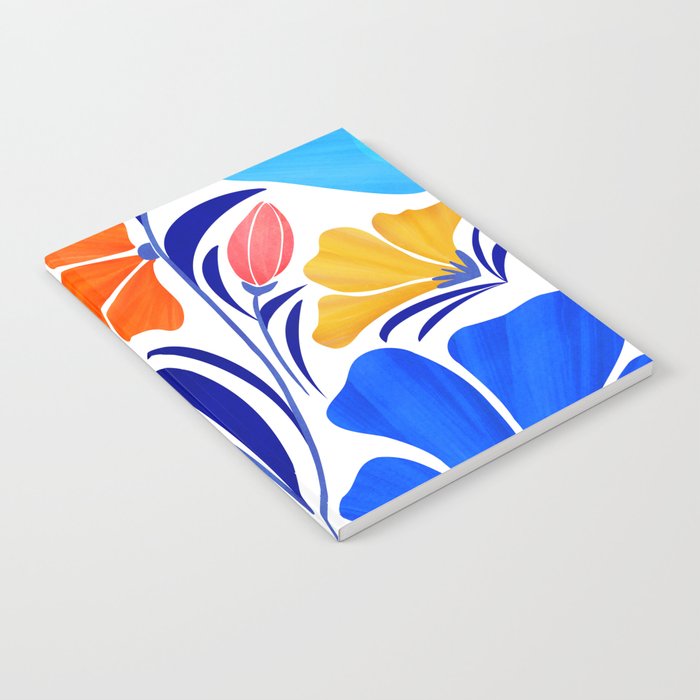 Modern Garden Party Floral Illustration Notebook Gallery Image 2