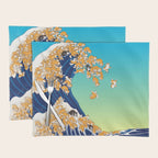 Shiba Inu in Great Wave Placemat Gallery Image 1