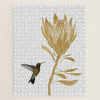 Hummingbird & Flower I Jigsaw Puzzle Gallery Image 1