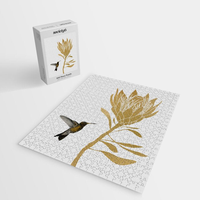 Hummingbird & Flower I Jigsaw Puzzle Gallery Image 2