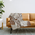 Holiday Decorative Pinecone Throw Blanket Gallery Image 1