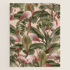 Elegance of Flamingos Jigsaw Puzzle Gallery Image 1