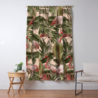 Elegance of Flamingos Window Curtain Gallery Image 5