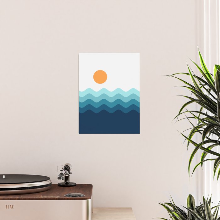 Abstract Landscape 14 Portrait Poster Gallery Image 2