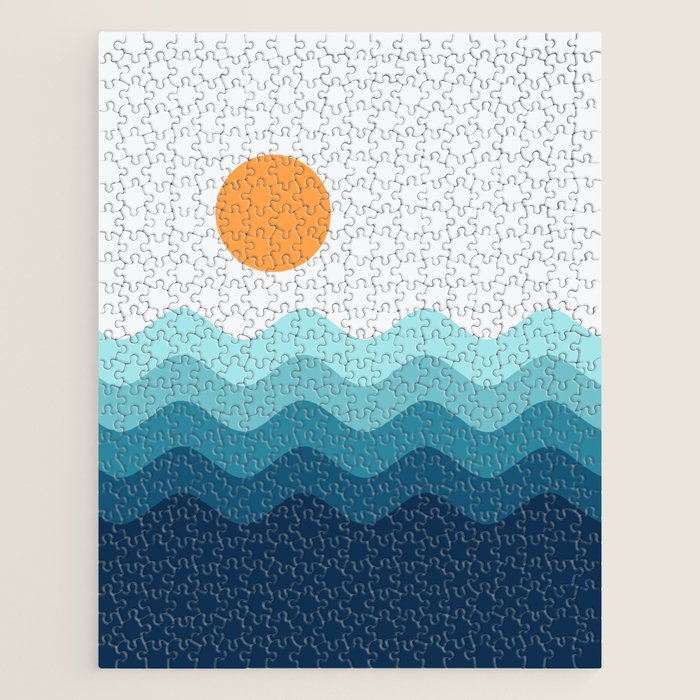 Abstract Landscape 14 Portrait Jigsaw Puzzle Gallery Image 1