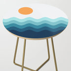 Abstract Landscape 14 Portrait Side Table Gallery Image 2