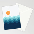 Abstract Landscape 14 Portrait Stationery Card Gallery Image 2