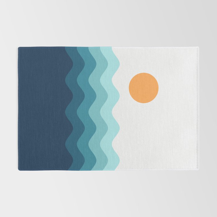 Abstract Landscape 14 Portrait Rug Gallery Image 2