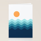 Abstract Landscape 14 Portrait Stationery Card Gallery Image 2