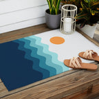 Abstract Landscape 14 Portrait Outdoor Rug Gallery Image 2