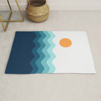 Abstract Landscape 14 Portrait Rug Gallery Image 1