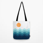 Abstract Landscape 14 Portrait Tote Bag Gallery Image 2