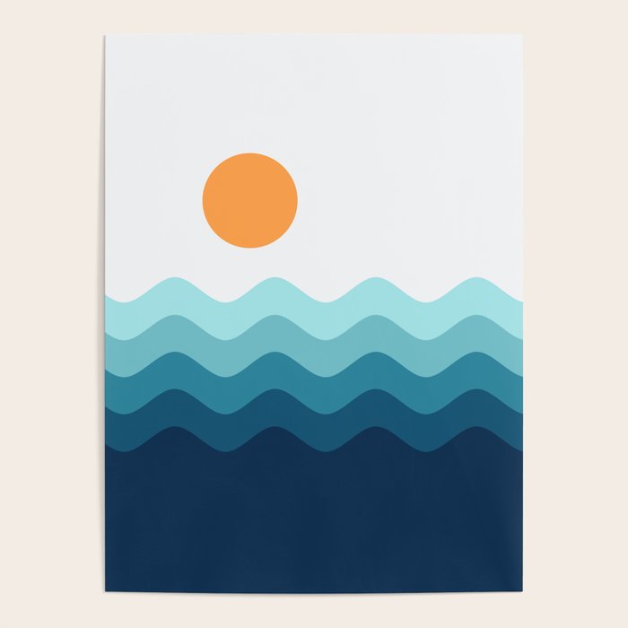 Abstract Landscape 14 Portrait Poster Gallery Image 4