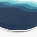Abstract Landscape 14 Portrait Bath Mat Gallery Image 3