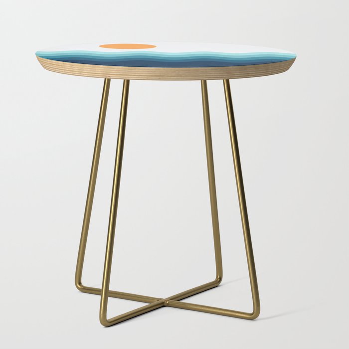 Abstract Landscape 14 Portrait Side Table Gallery Image 1