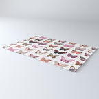 Pink Butterflies Rug Gallery Image 3