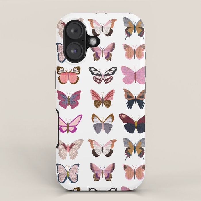 Pink Butterflies iPhone Case Gallery Image 1
