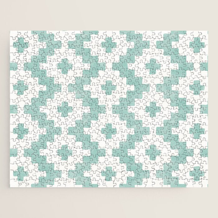 Taos - Turquoise  Jigsaw Puzzle Gallery Image 1