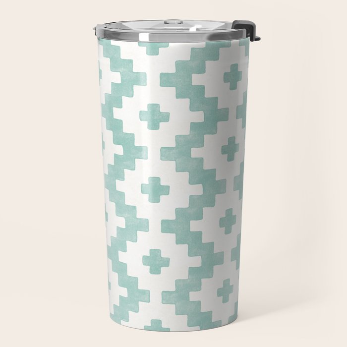 Taos - Turquoise  Travel Mug Gallery Image 2