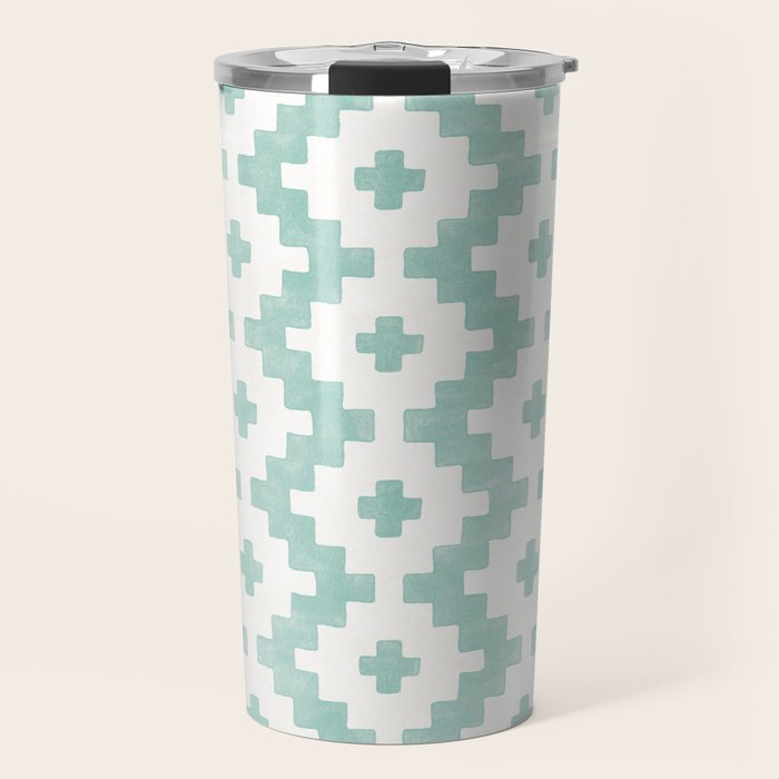 Taos - Turquoise  Travel Mug Gallery Image 1