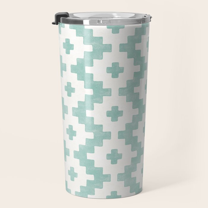 Taos - Turquoise  Travel Mug Gallery Image 3