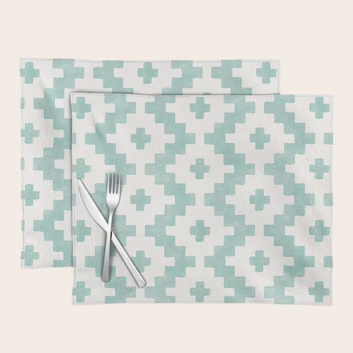 Taos - Turquoise  Placemat Gallery Image 1