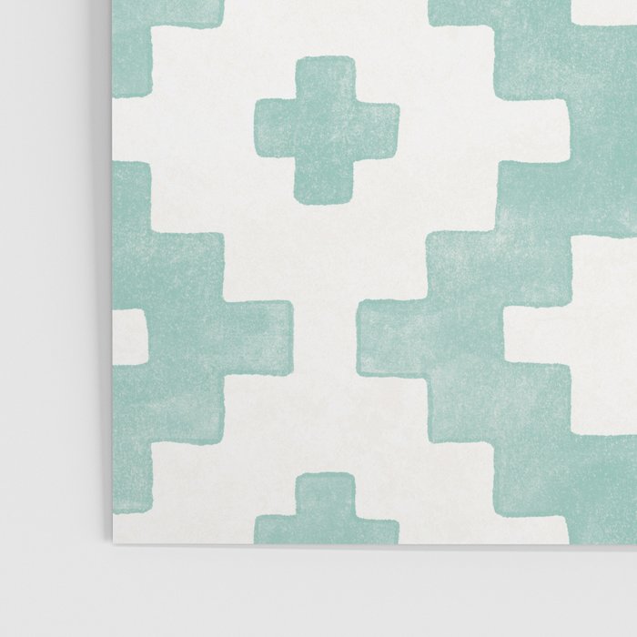 Taos - Turquoise  Poster Gallery Image 3