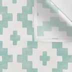 Taos - Turquoise  Wall Tapestry Gallery Image 3