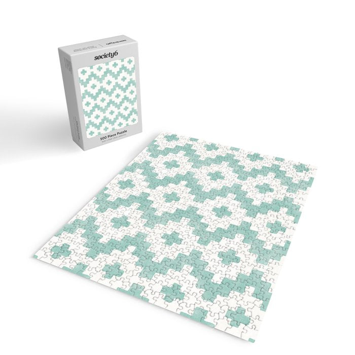 Taos - Turquoise  Jigsaw Puzzle Gallery Image 2