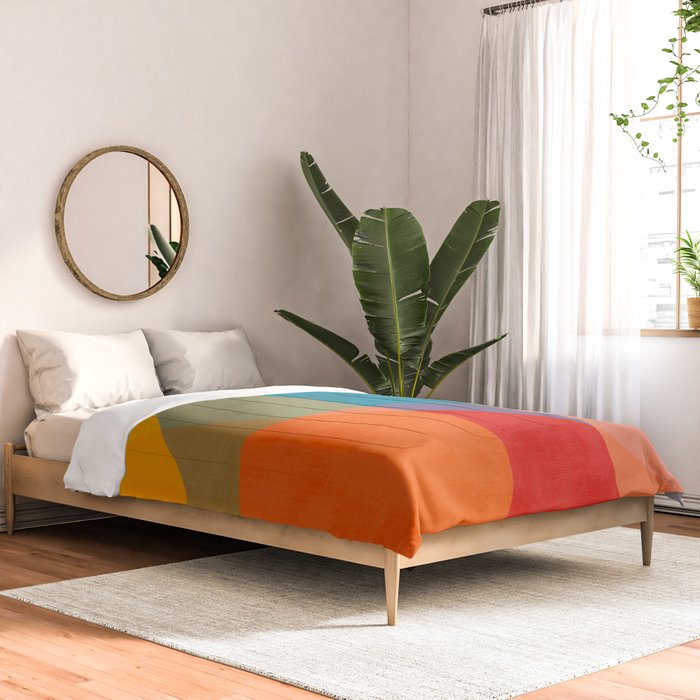 Colorful Modern Abstract Art III Comforter Gallery Image 2