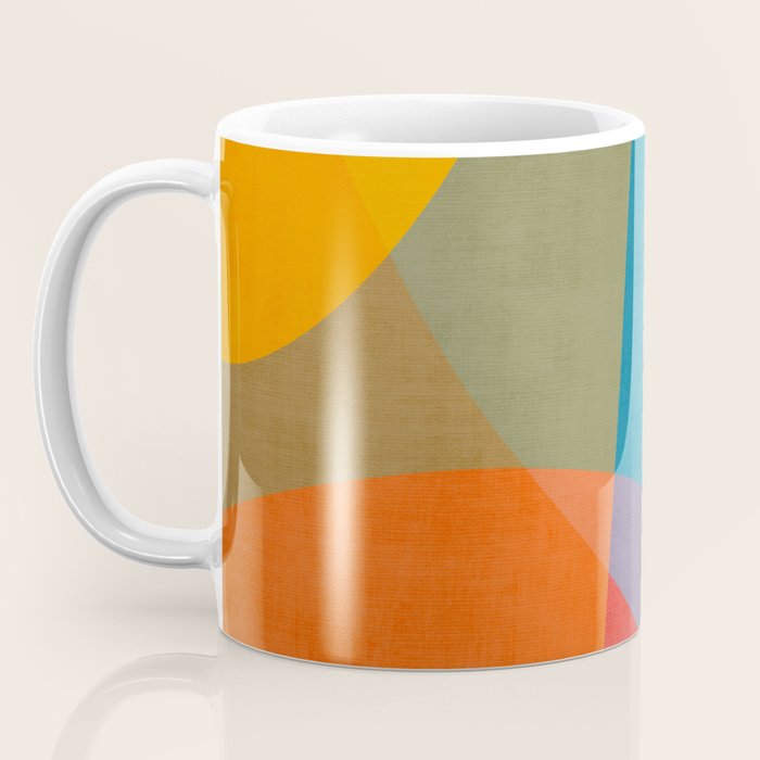 Colorful Modern Abstract Art III Coffee Mug Gallery Image 3