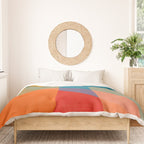 Colorful Modern Abstract Art III Duvet Cover Gallery Image 3