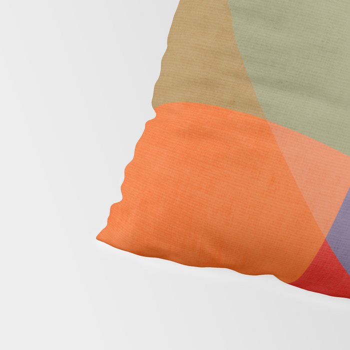 Colorful Modern Abstract Art III Pillow Sham Gallery Image 4