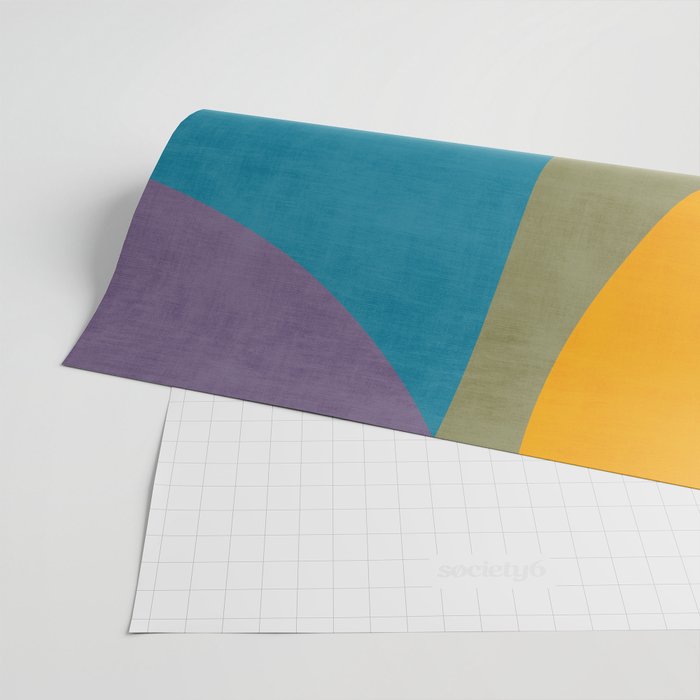 Colorful Modern Abstract Art III Wrapping Paper Gallery Image 2
