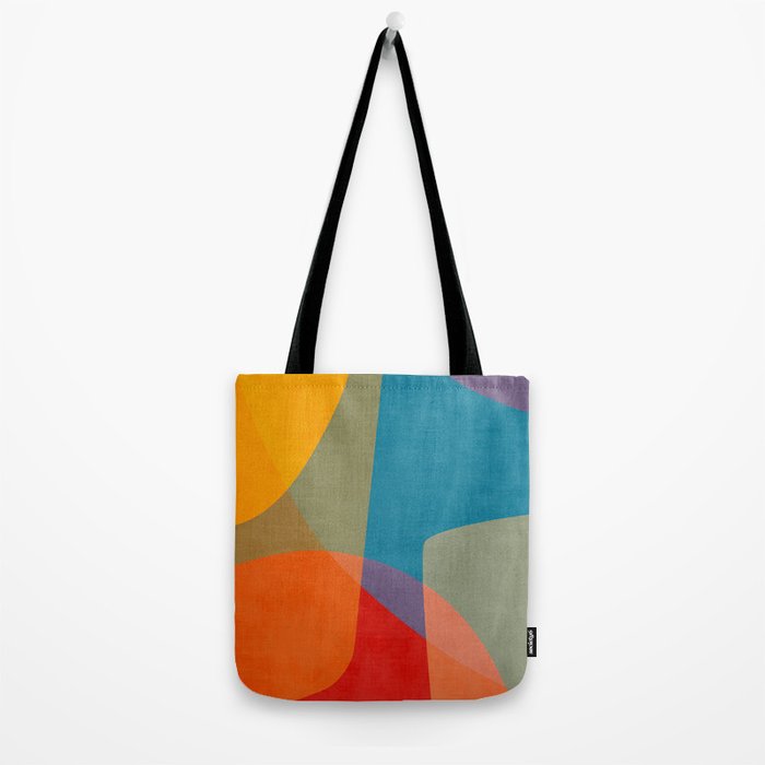 Colorful Modern Abstract Art III Tote Bag Gallery Image 2