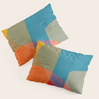Colorful Modern Abstract Art III Pillow Sham Gallery Image 3