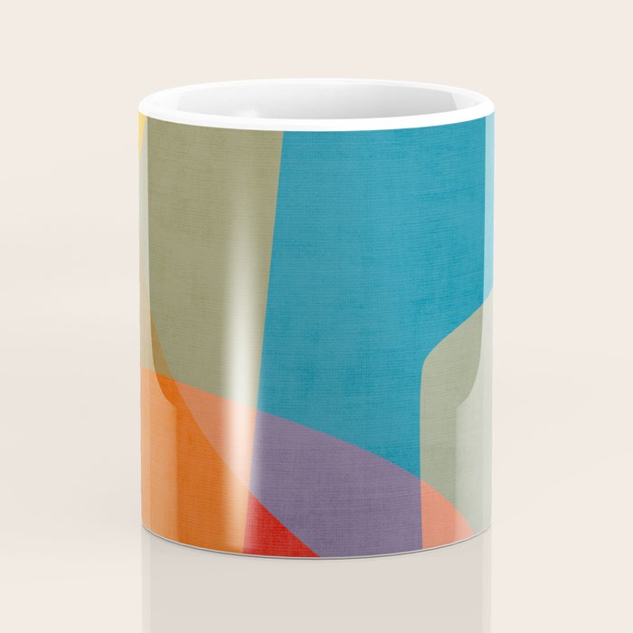 Colorful Modern Abstract Art III Coffee Mug Gallery Image 4
