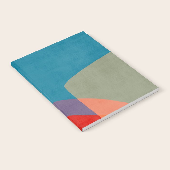 Colorful Modern Abstract Art III Notebook Gallery Image 1