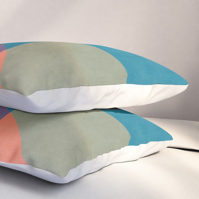 Colorful Modern Abstract Art III Pillow Sham Gallery Image 3