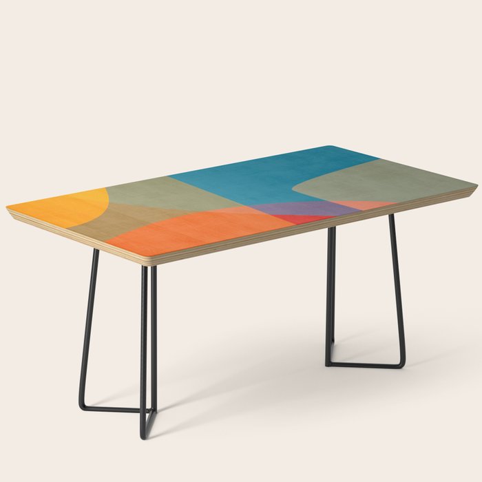 Colorful Modern Abstract Art III Coffee Table Gallery Image 1