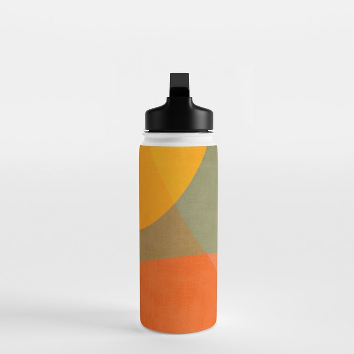 Colorful Modern Abstract Art III Water Bottle Gallery Image 3