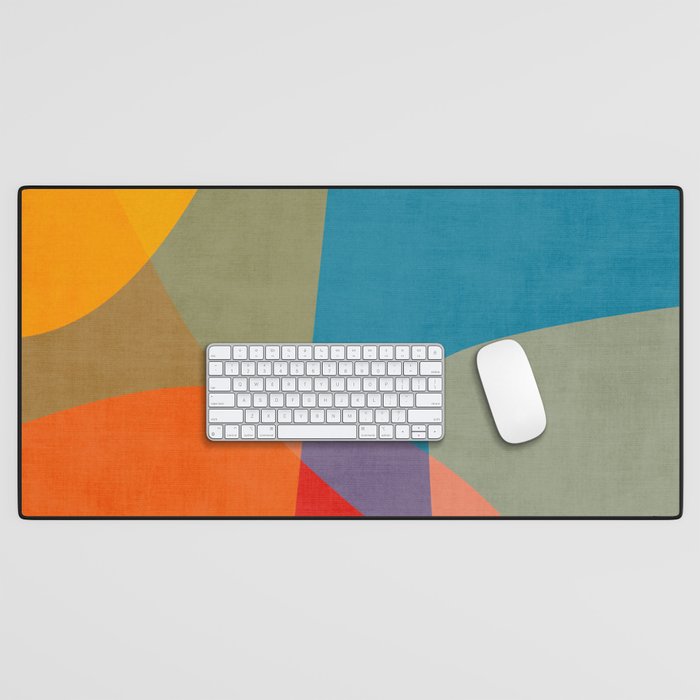 Colorful Modern Abstract Art III Desk Mat Gallery Image 1