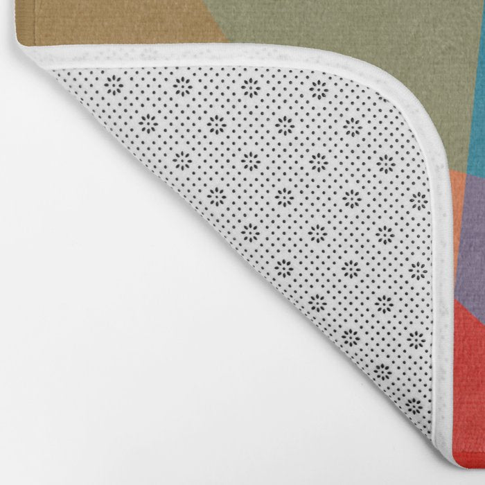 Colorful Modern Abstract Art III Bath Mat Gallery Image 2