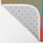 Colorful Modern Abstract Art III Bath Mat Gallery Image 2