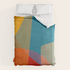 Colorful Modern Abstract Art III Duvet Cover Gallery Image 6